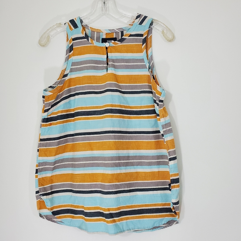 The North Face Striped Sleeveless Top, Size Small